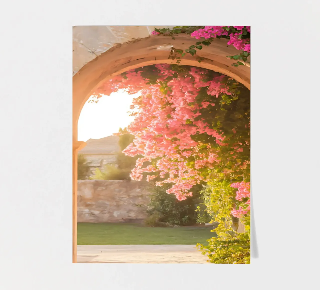 The flowering arch and golden light of the South sticker sheet by Casa Limon