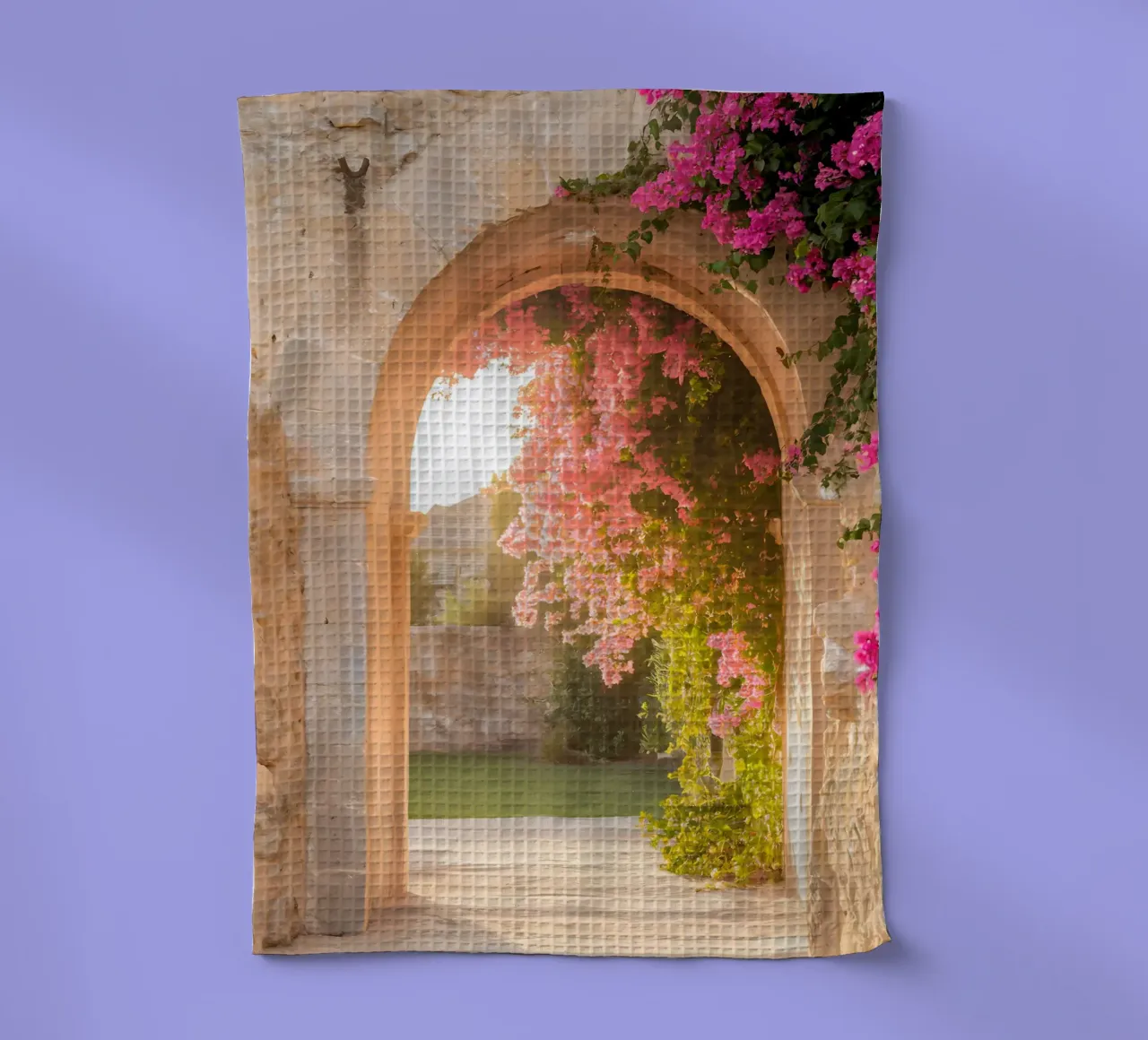 L'arco fiorito e la luce dorata del Sud canovaccio da cucina da Casa Limon