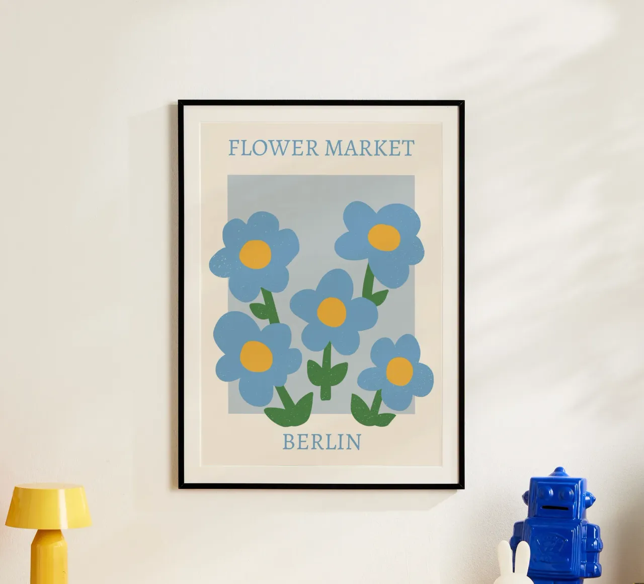 Mercato dei fiori di Berlino - Stampa floreale moderna carta hahnemühle da homdeco