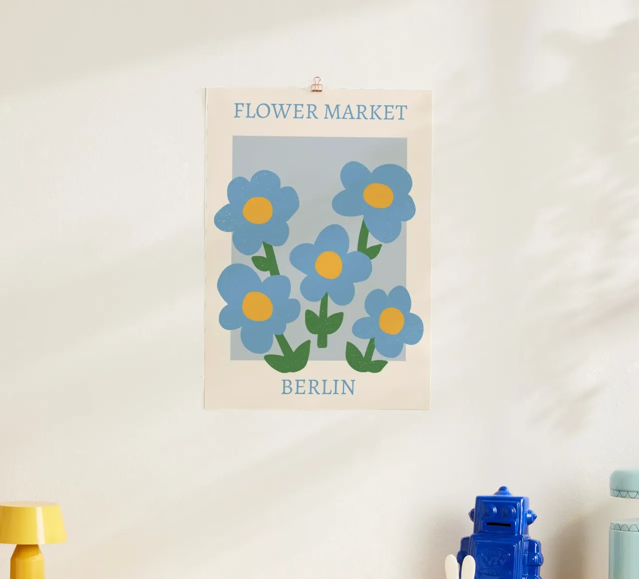 Mercato dei fiori di Berlino - Stampa floreale moderna carta hahnemühle da homdeco
