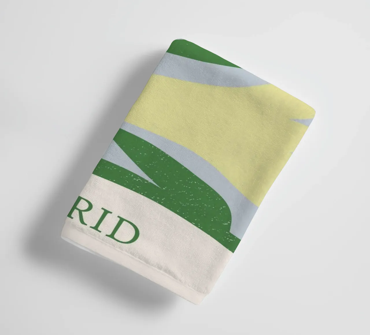 Madrid Flower Market Yellow Bells Print - Modern Floral towel by homdeco