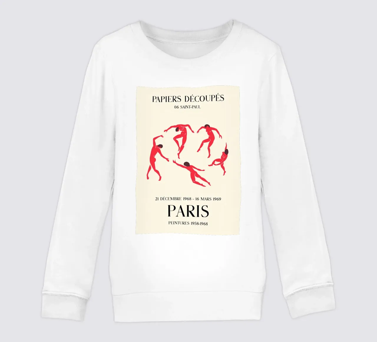 Matisse Papiers Découpés Dancers Paris Print kids sweatshirt by homdeco