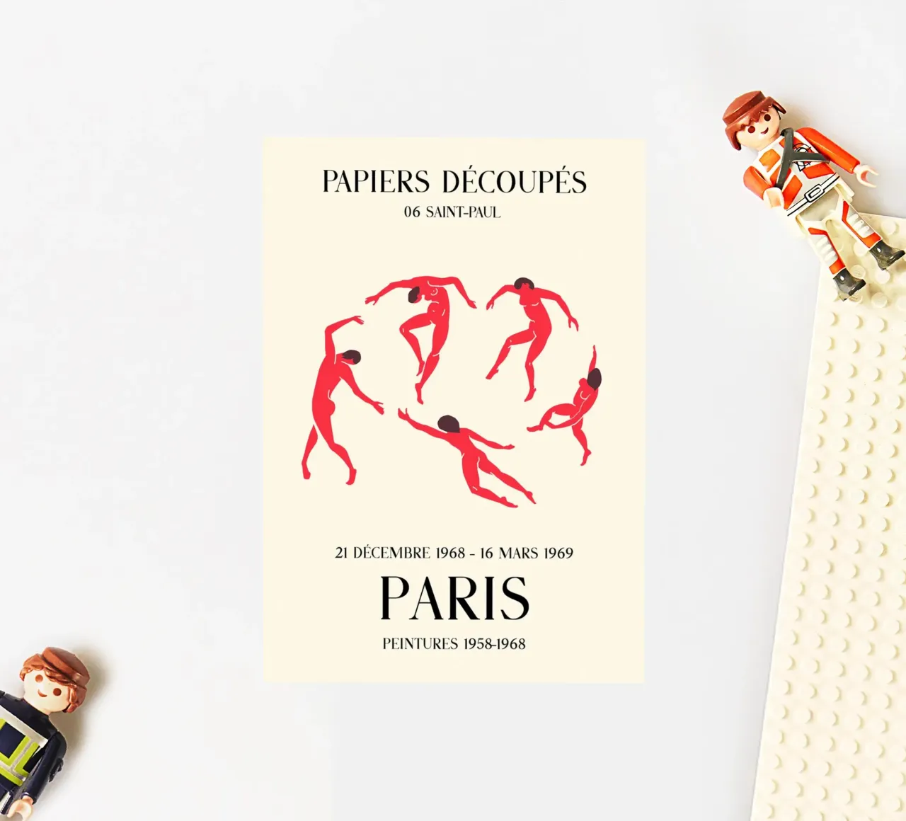 Matisse Papiers Découpés Dancers Paris Print sticker by homdeco