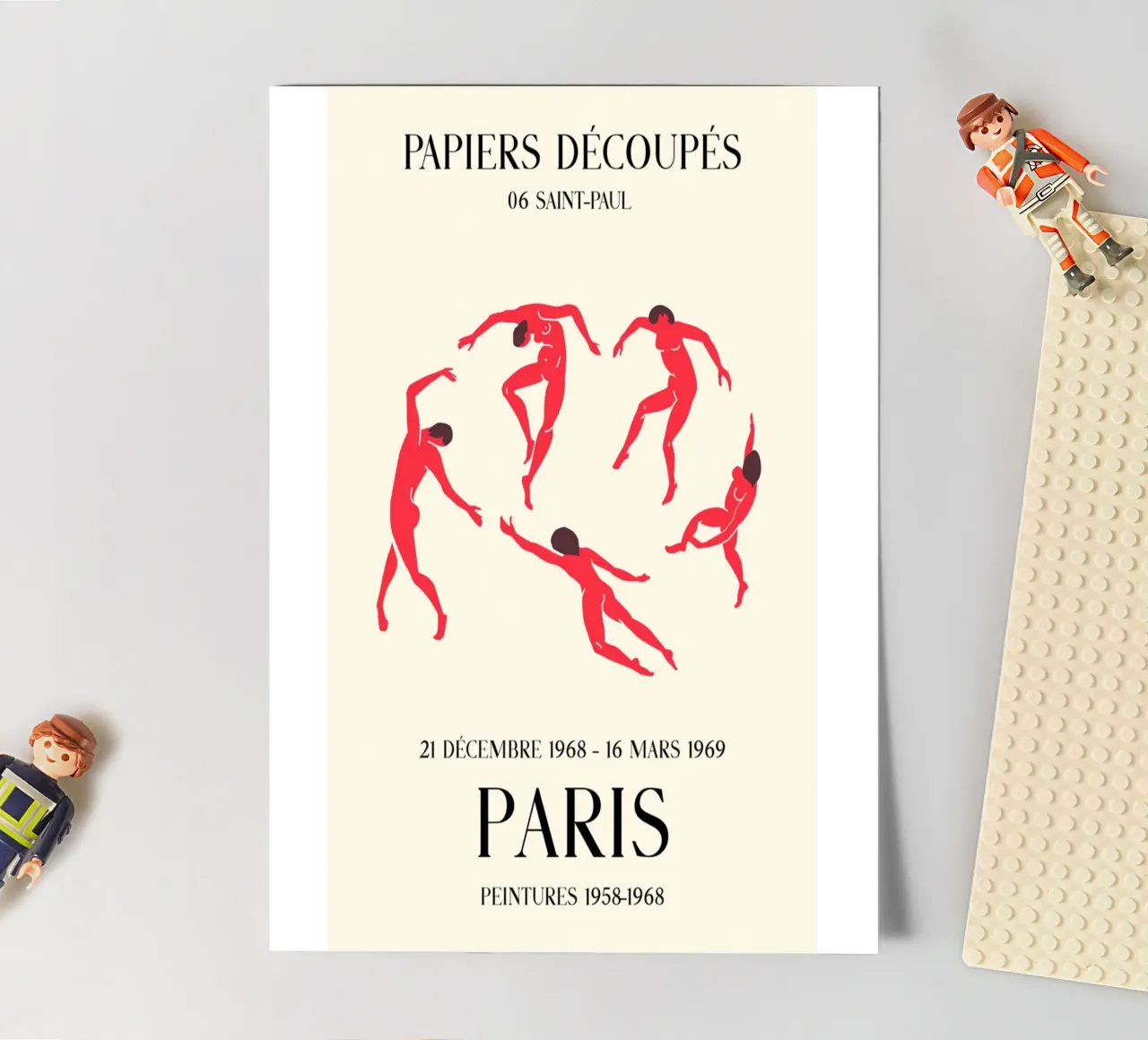 Matisse Papiers Découpés Dancers Paris Print sticker sheet by homdeco
