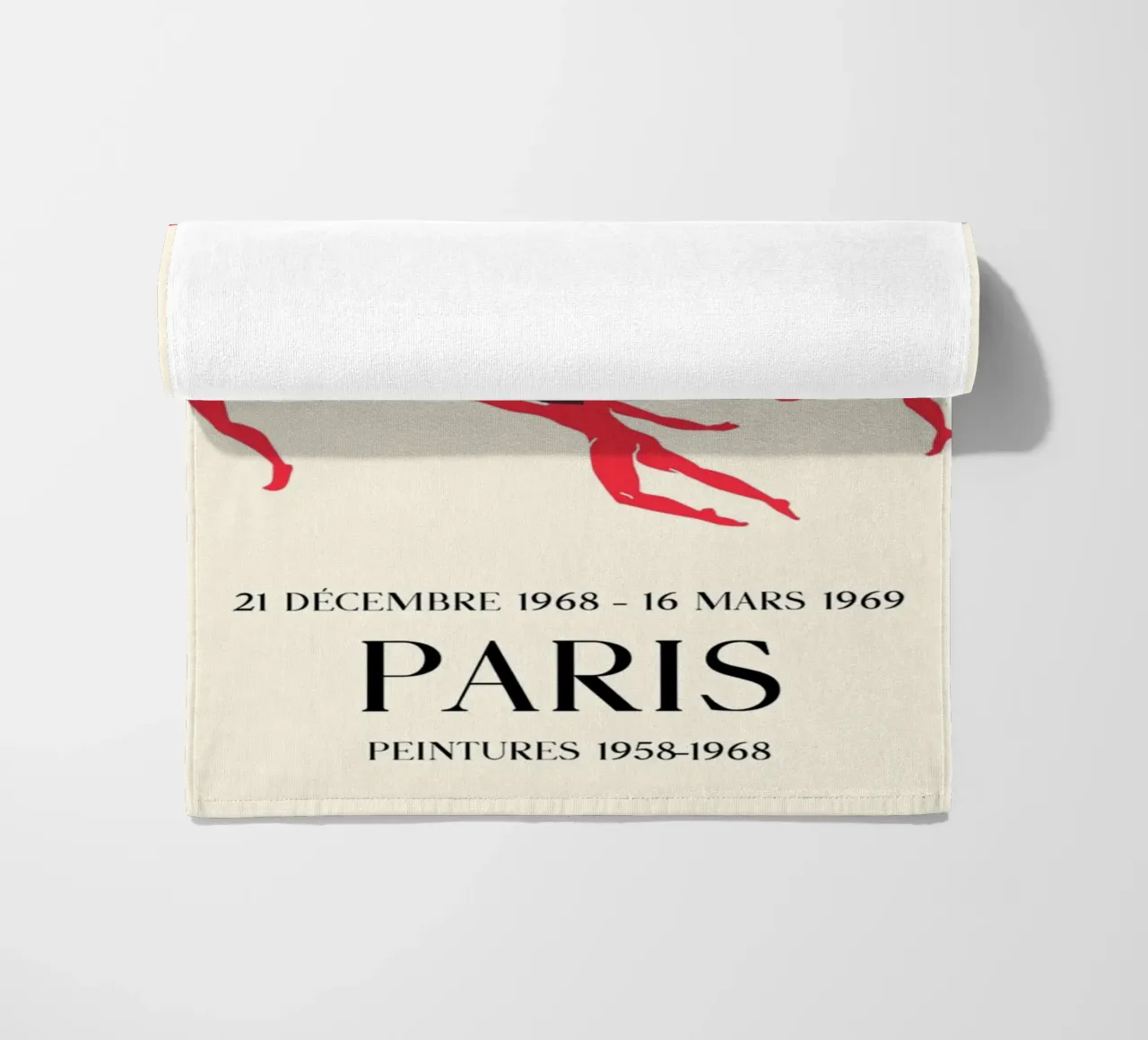 Matisse Papiers Découpés Dancers Paris Print beach towel by homdeco