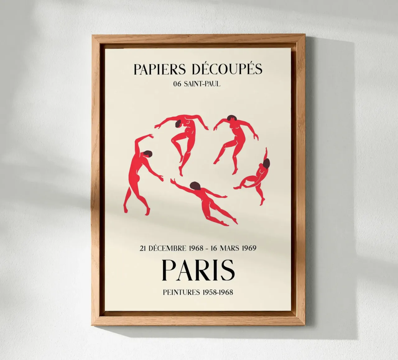 Matisse Papiers Découpés Dancers Paris Print alu-dibond by homdeco