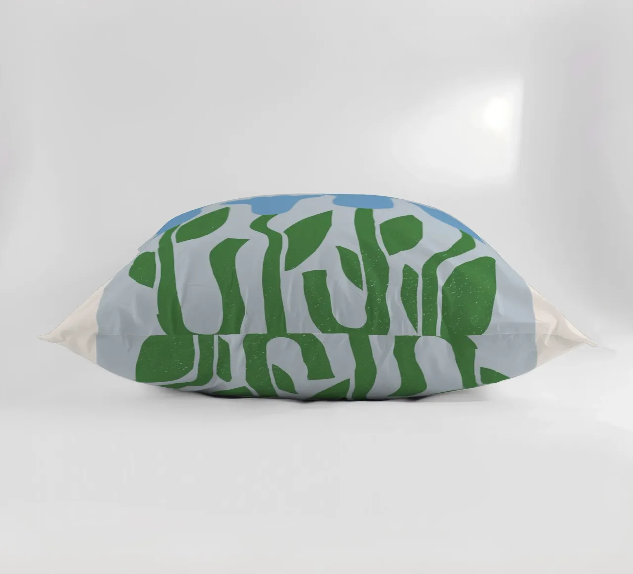 Lisbon Flower Market Blue Tulips Print - Botanical decorative cushion by homdeco