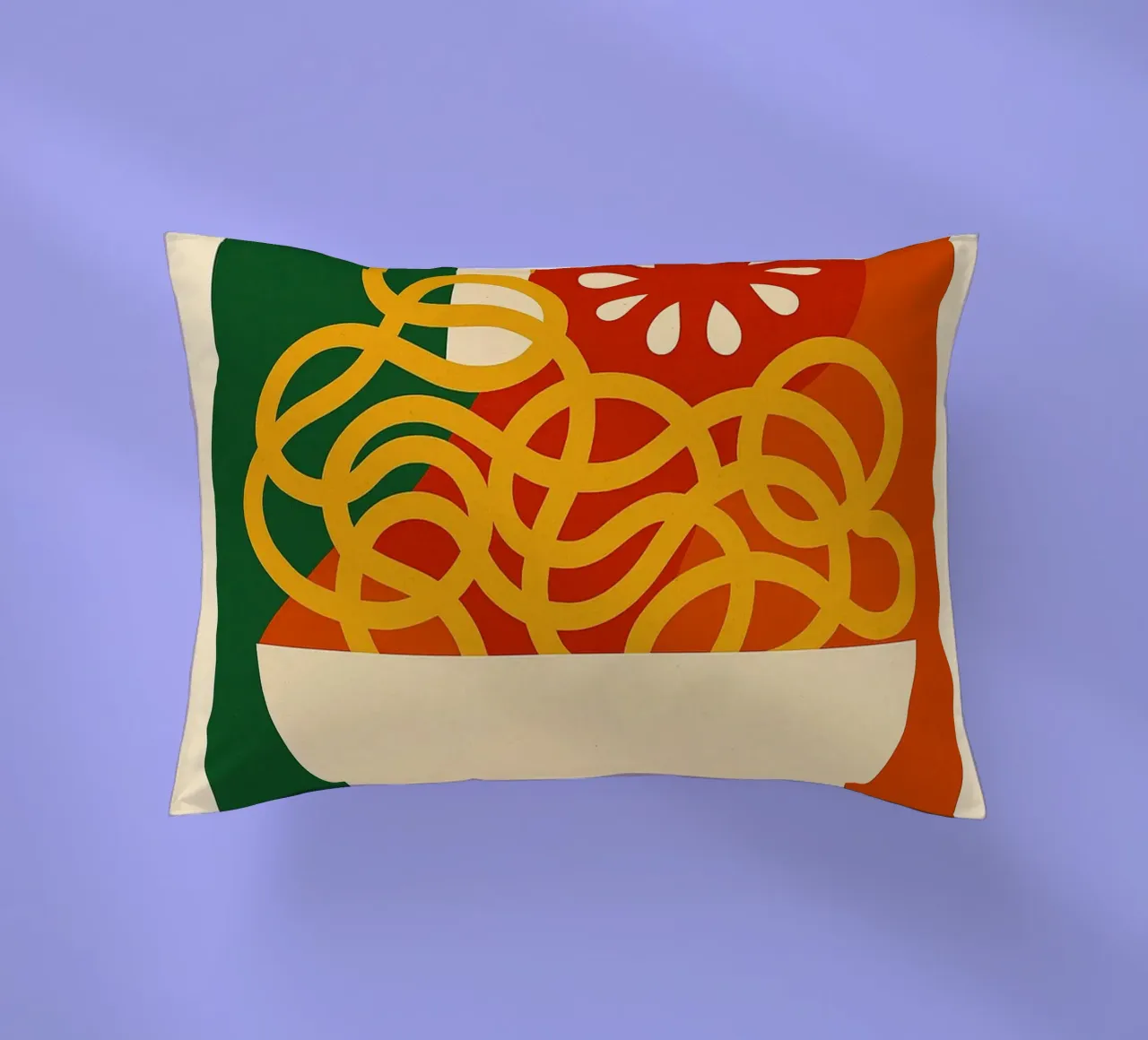 Gourmet Italy decorative cushion by JETLAG | affiches voyage