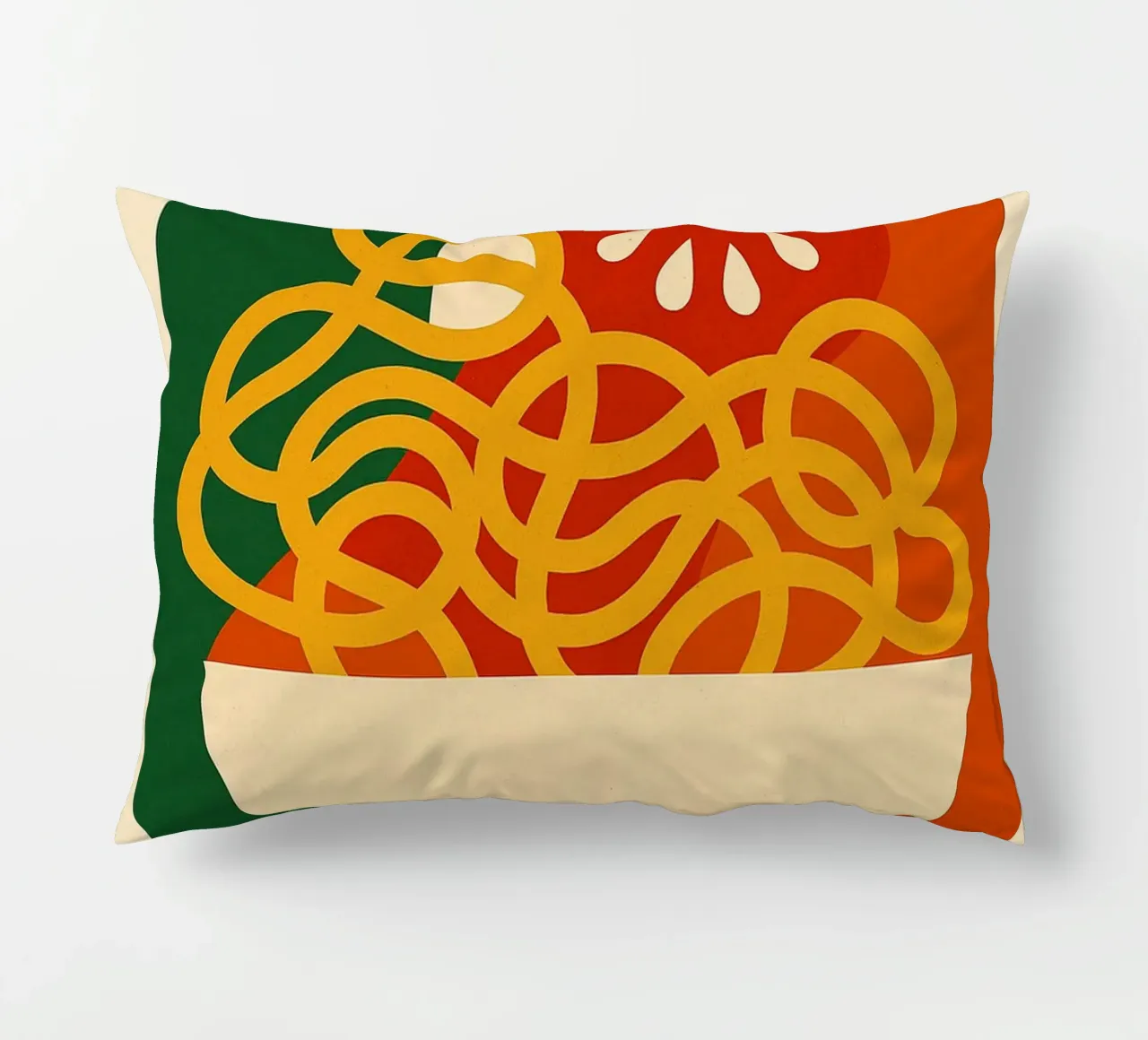 Gourmet Italy decorative cushion by JETLAG | affiches voyage