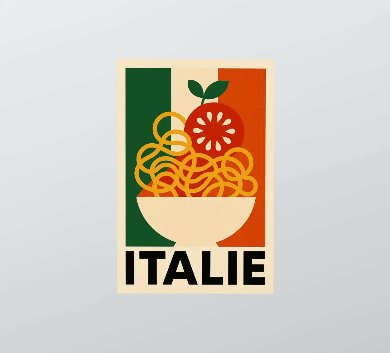 Gourmet Italy sticker by JETLAG | affiches voyage