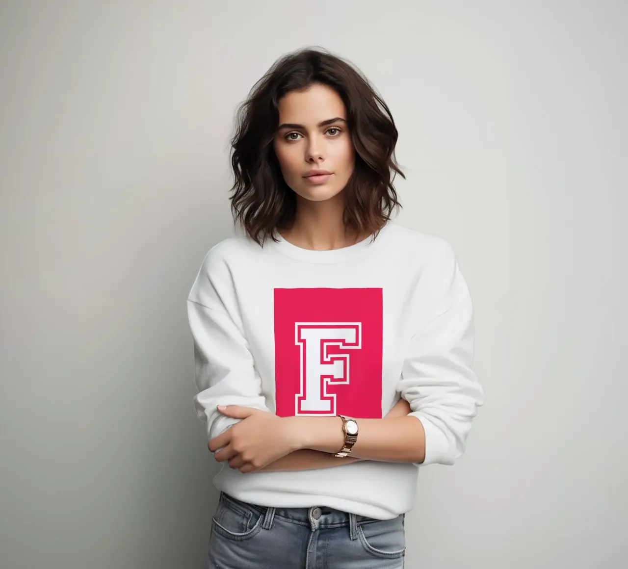 F sweatshirt by Studio One