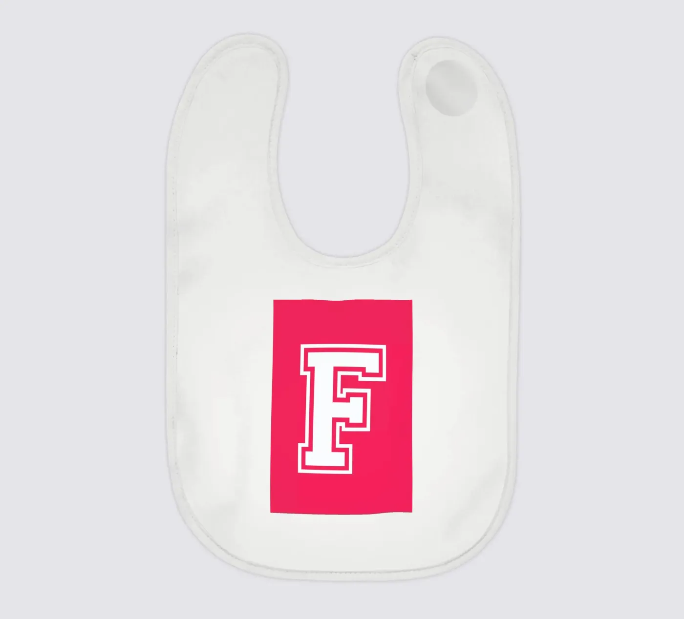 F baby bib by Studio One