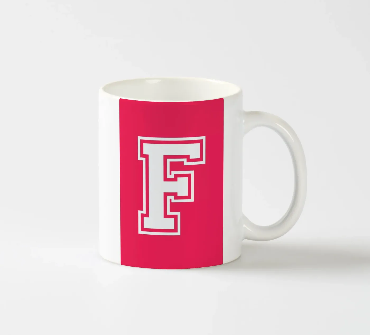 F ceramic mug by Studio One