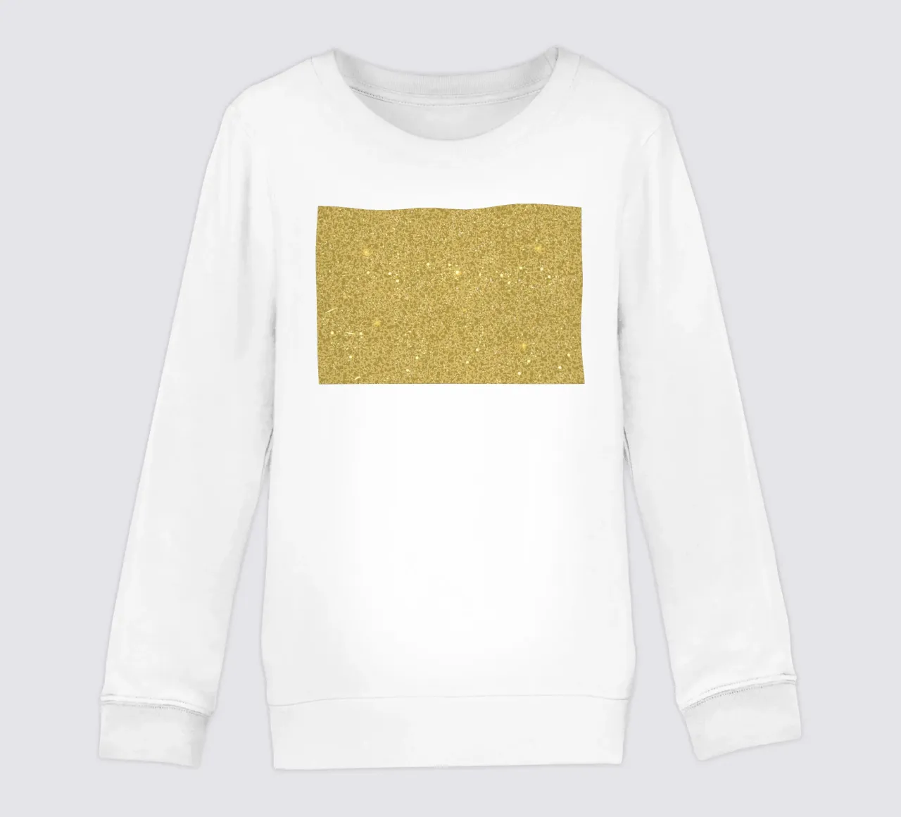Striscione con glitter oro felpa bambino da gulsengunel