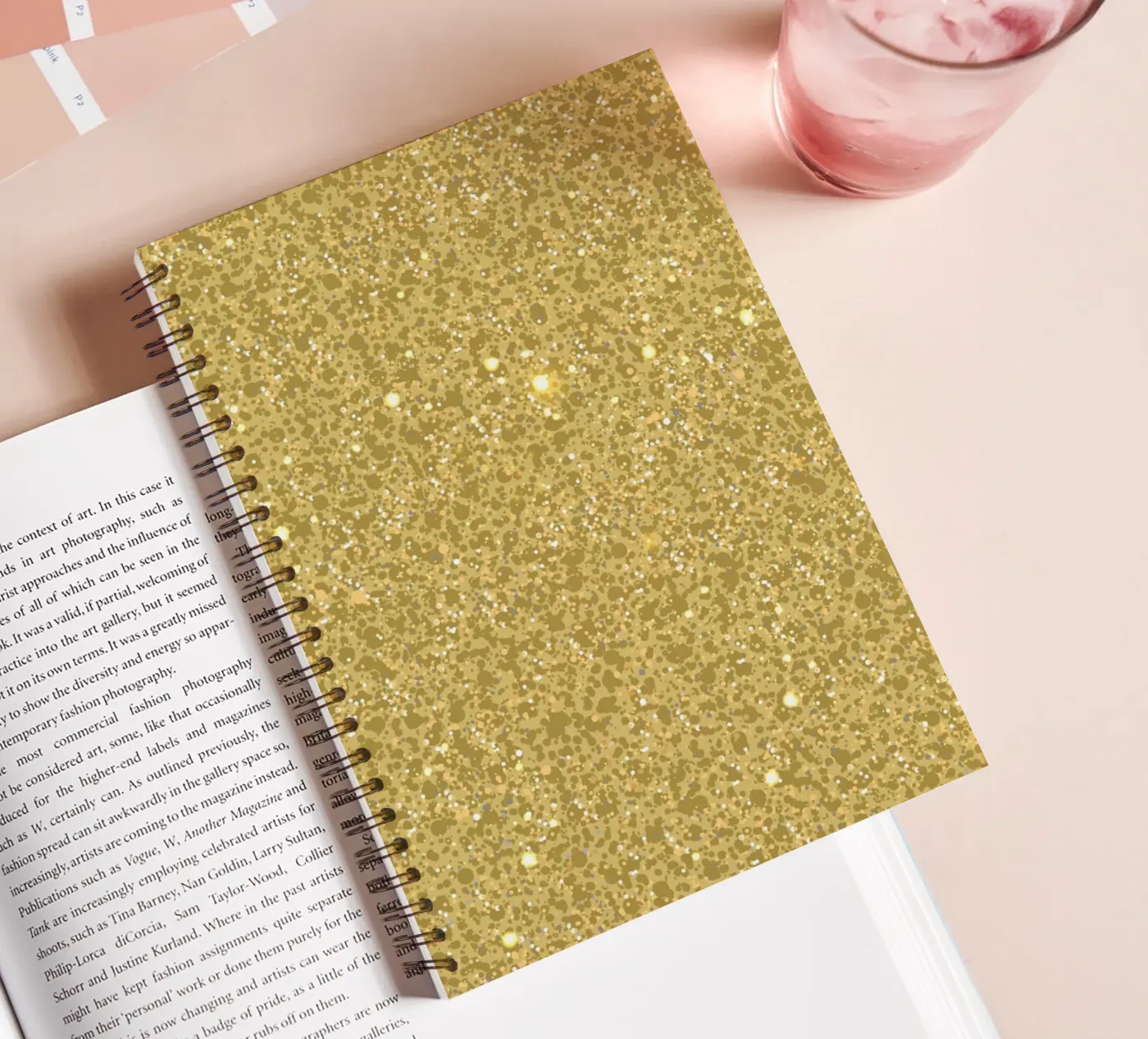 Goldglitzer-Banner Ringbuch von gulsengunel