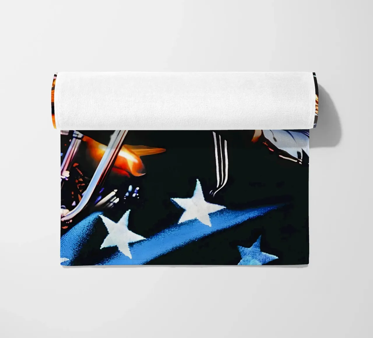 Easy Reader beach towel by Low poly art