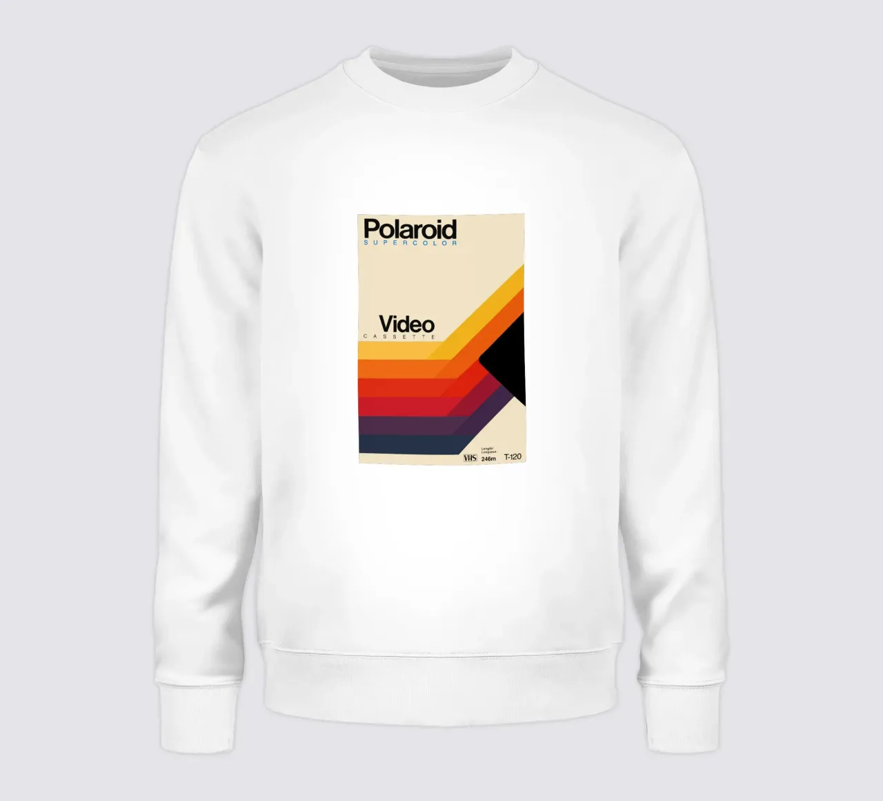 Old School VHS Poster – Supercolor Aesthetic sweatshirt by SMPLE