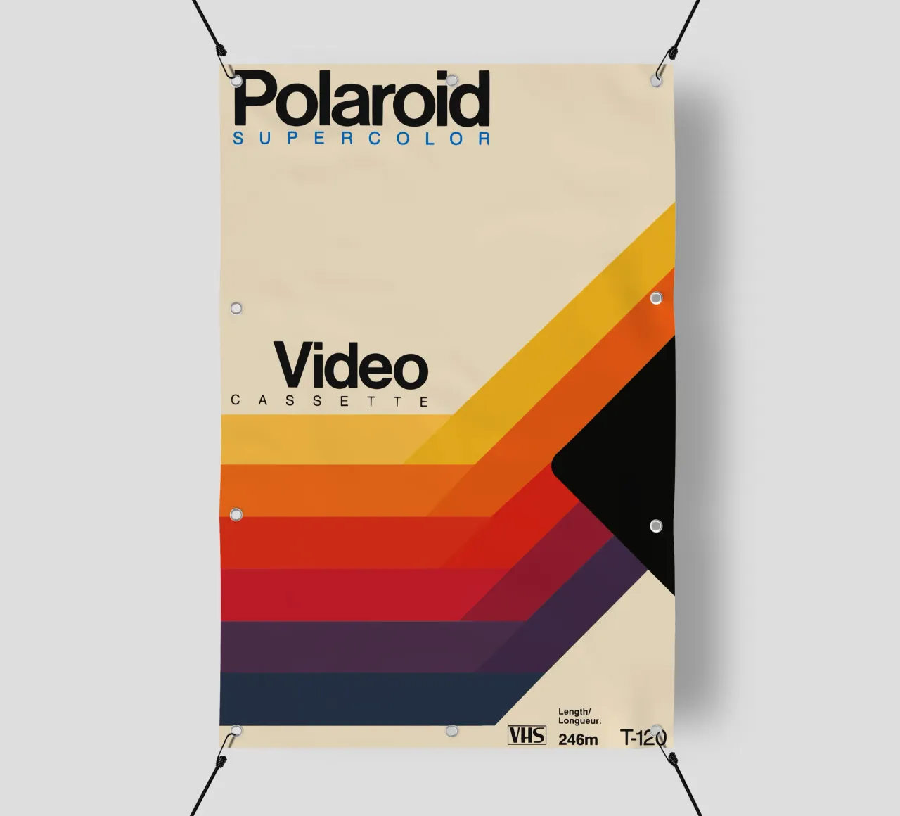 Old School VHS Poster – Supercolor Aesthetic pvc cover by SMPLE
