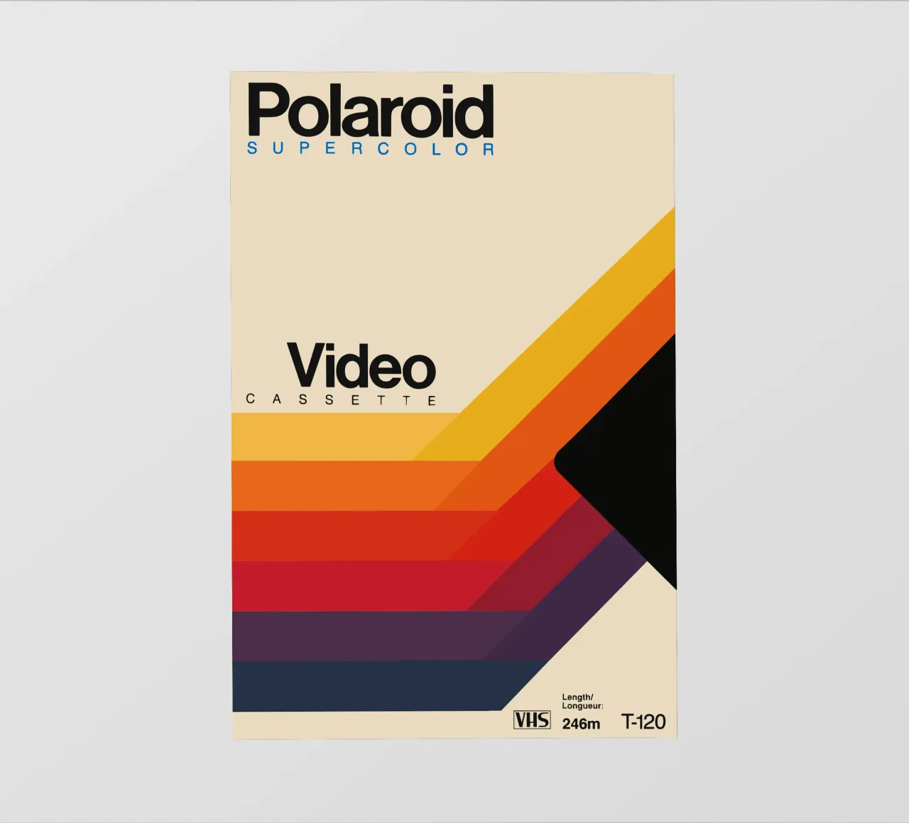 Old School VHS Poster – Supercolor Aesthetic pvc cover by SMPLE