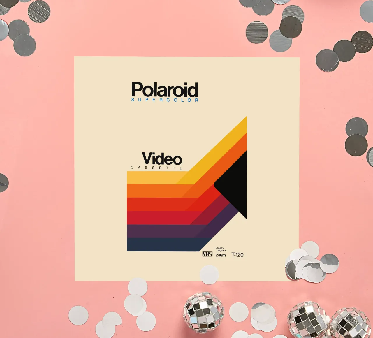 Old School VHS Poster – Supercolor Aesthetic sticker by SMPLE