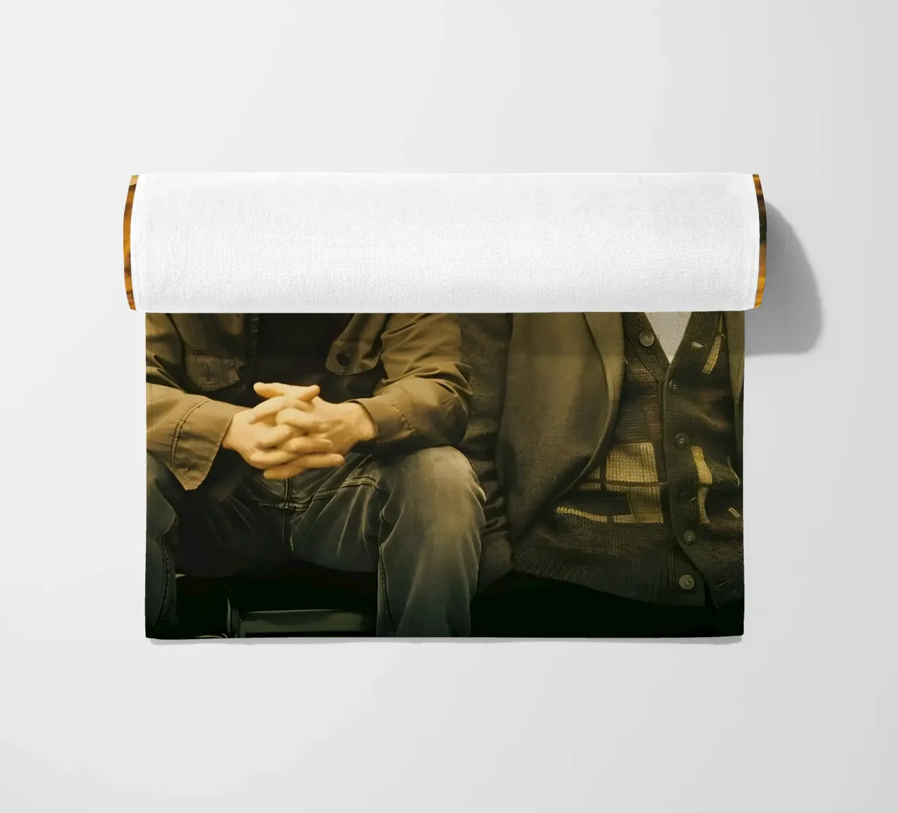 'Good Will Hunting' beach towel by Low poly art