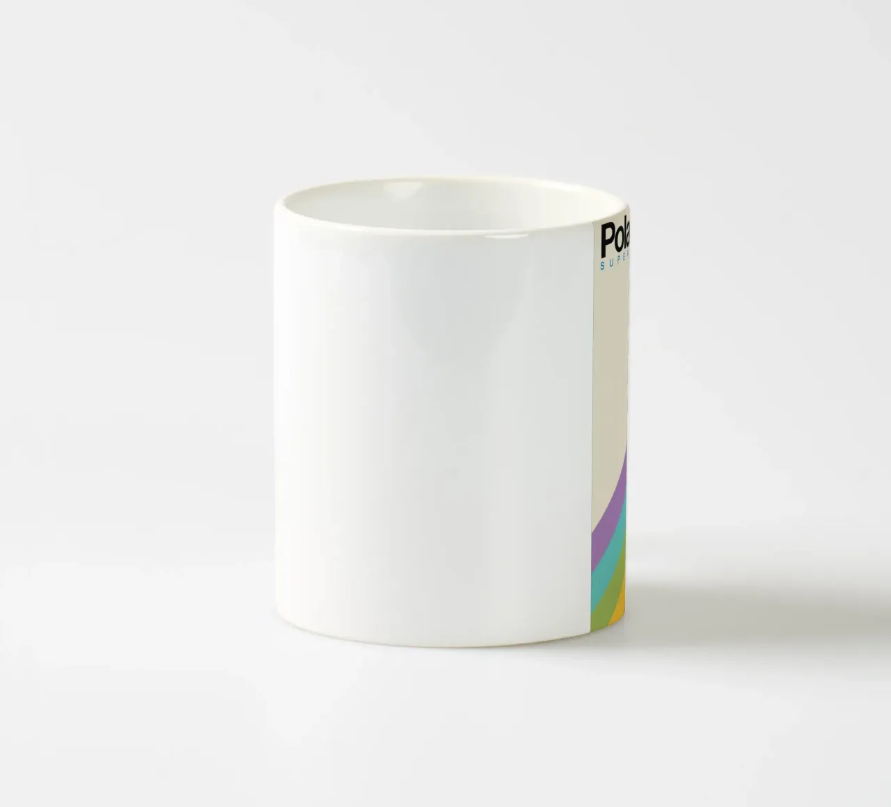 Polaroid Regenboog Poster - Retro Ontwerp im VHS Look keramische mok van SMPLE