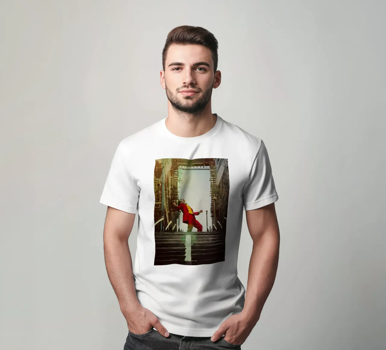 Joker t-shirt da Low poly art