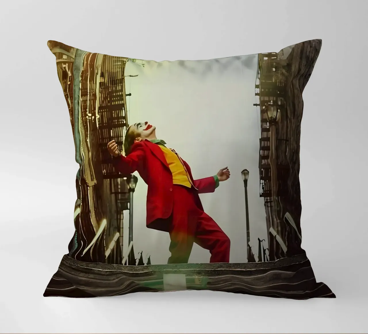 Joker cuscino da Low poly art