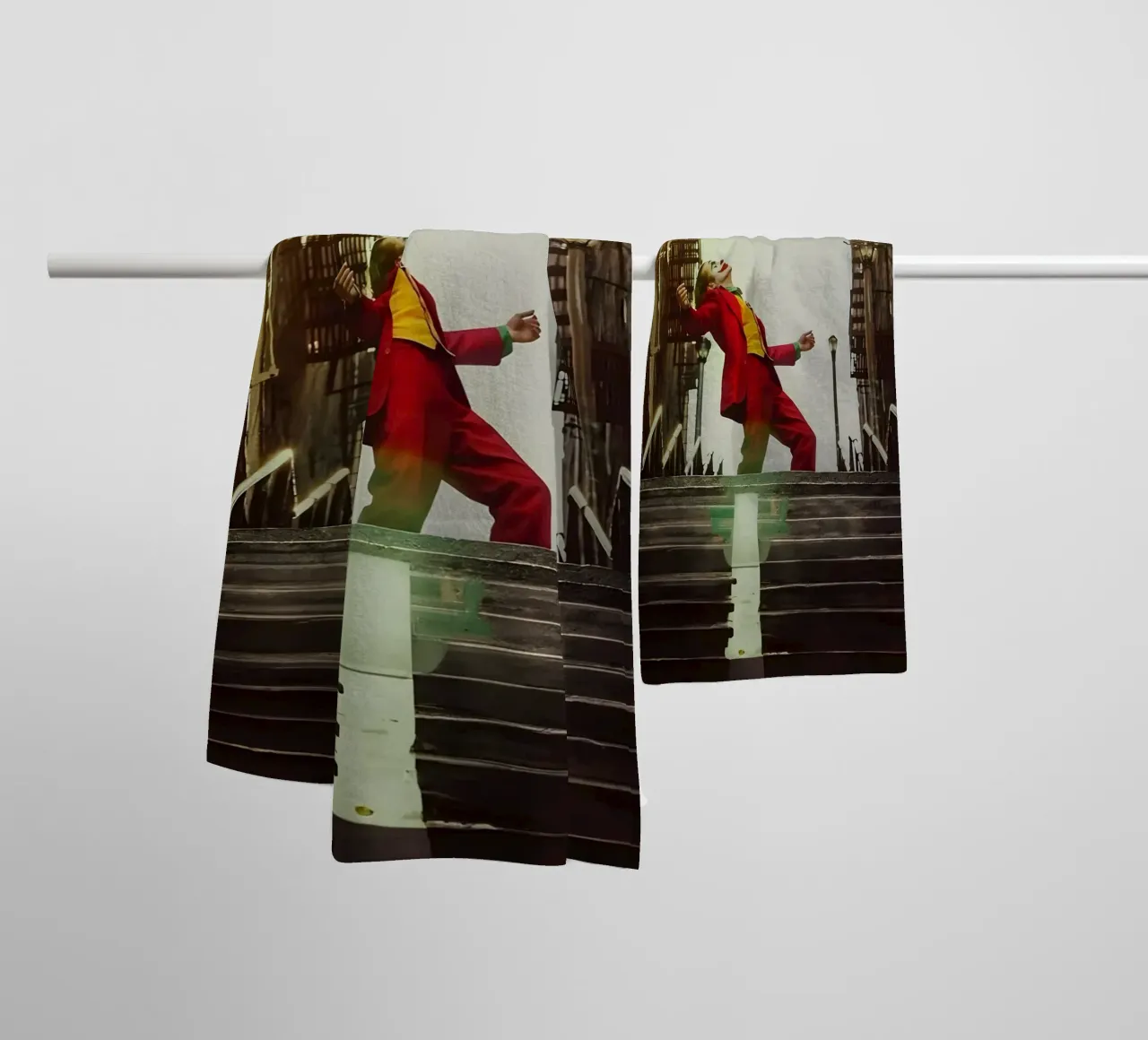 Joker asciugamano da bagno da Low poly art