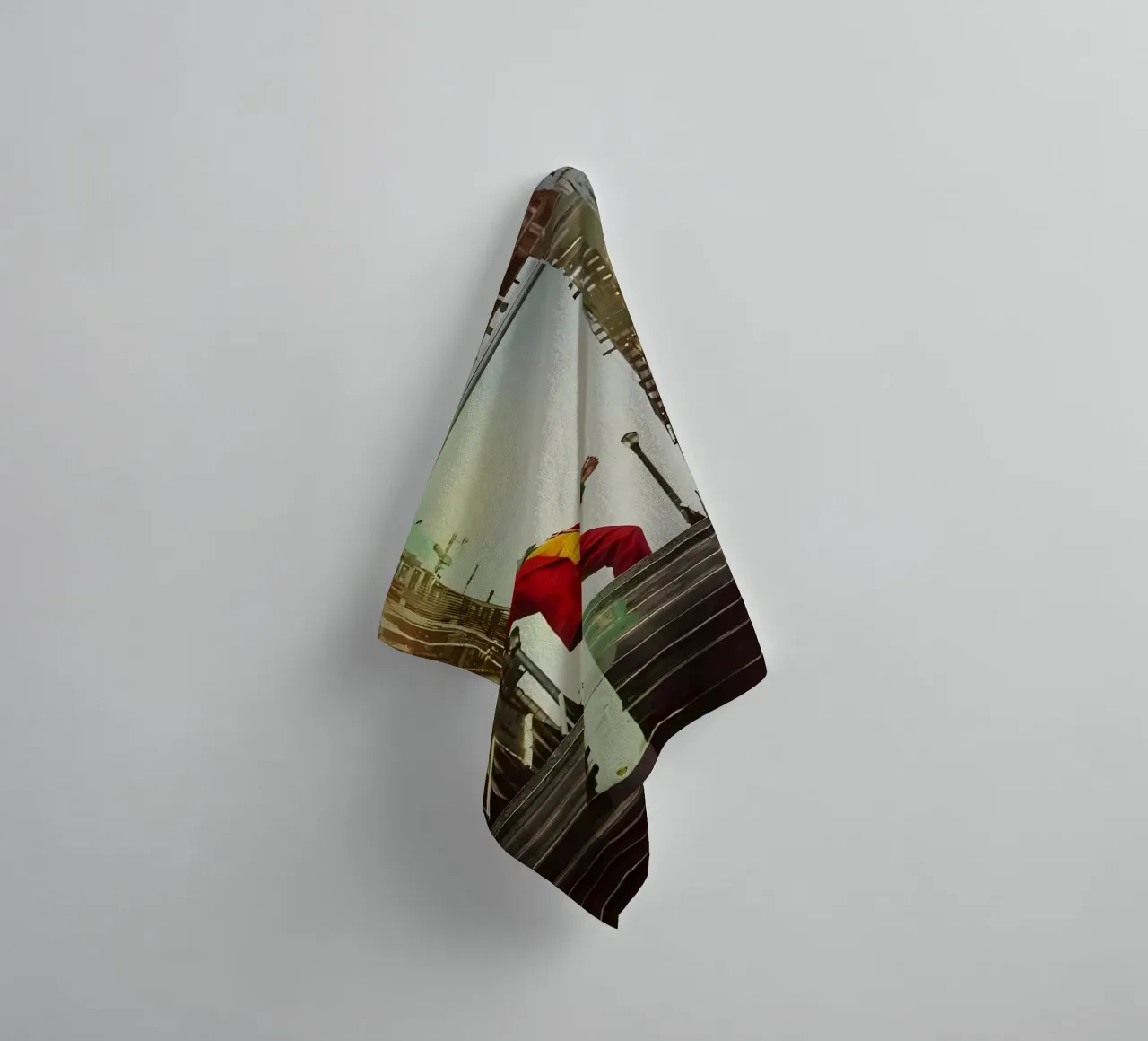 Joker asciugamano da bagno da Low poly art