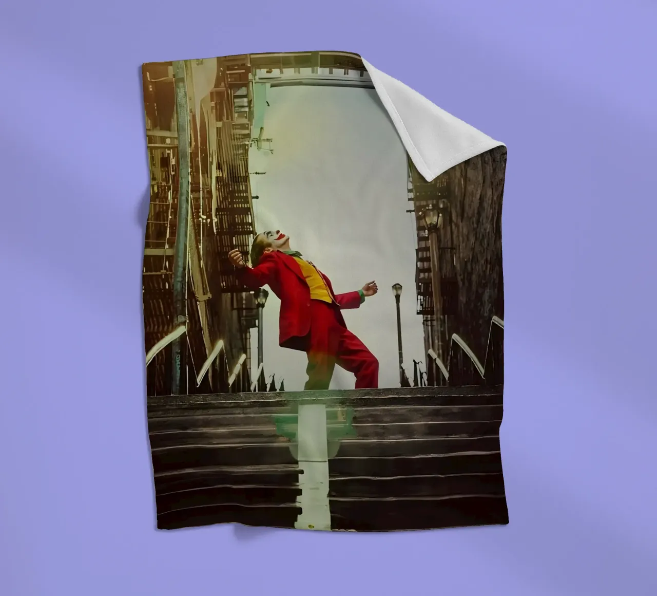 Joker coperta in pile da Low poly art