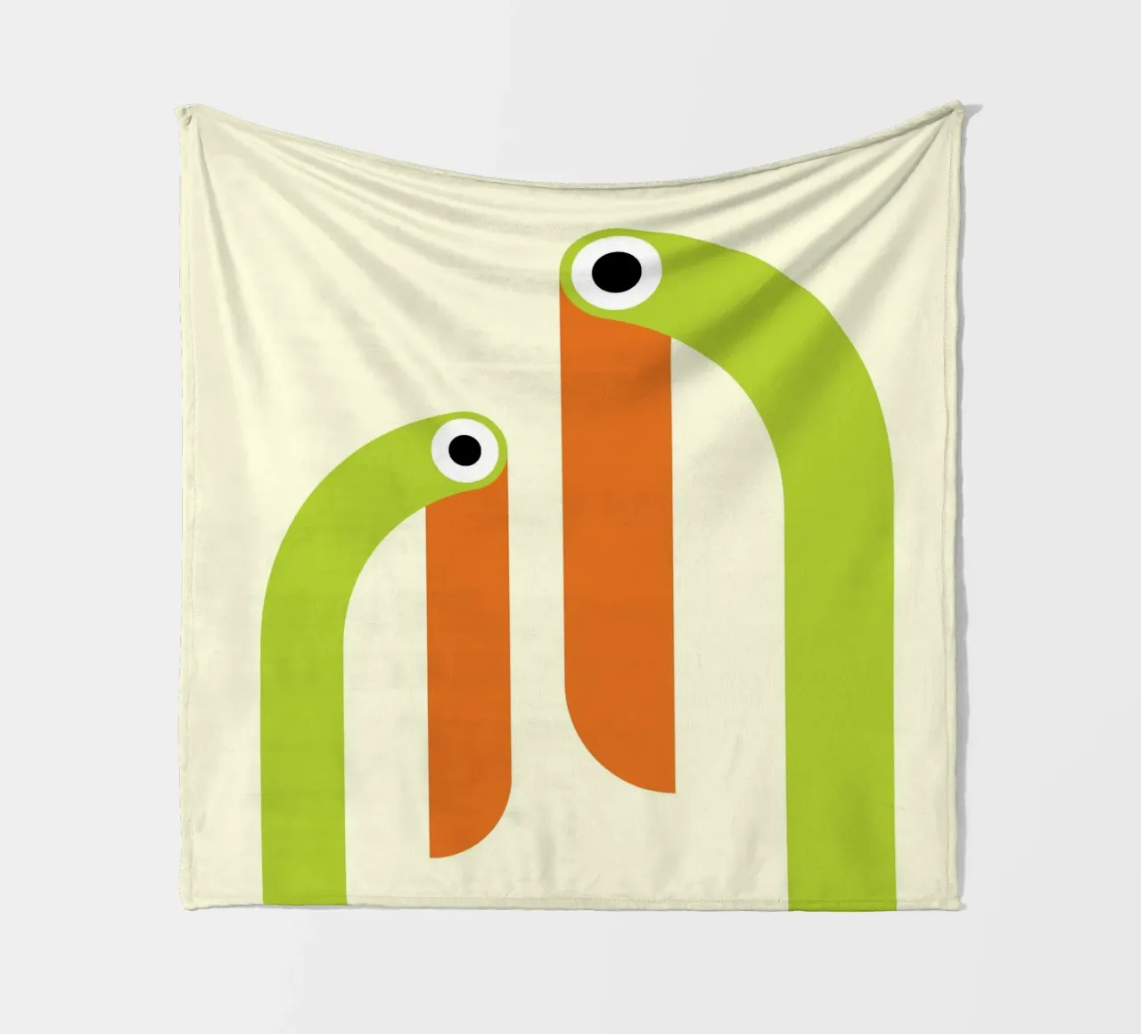 Taucan Bird Fun Abstract coperta in pile da galihstudio