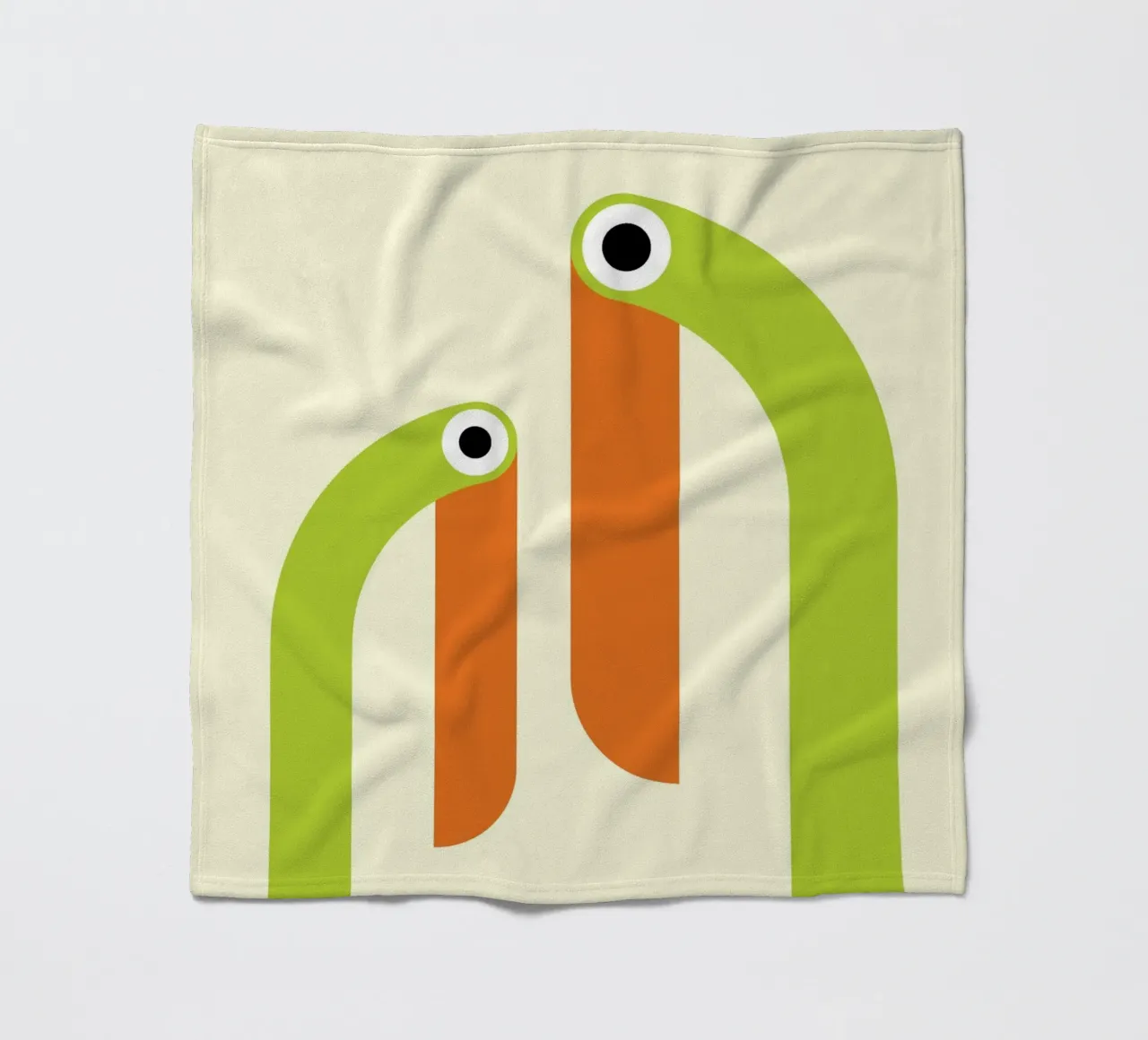 Taucan Bird Fun Abstract coperta in pile da galihstudio