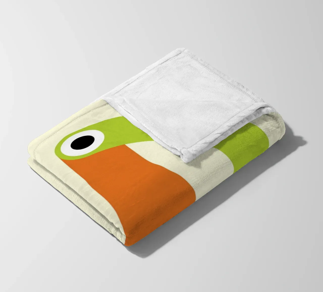 Taucan Bird Fun Abstract coperta in pile da galihstudio