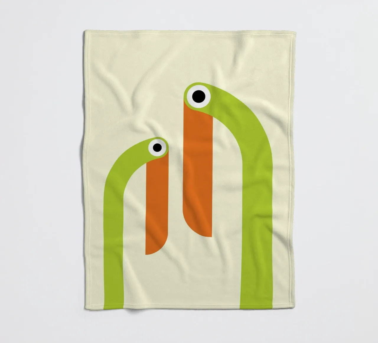 Taucan Bird Fun Abstract coperta in pile da galihstudio