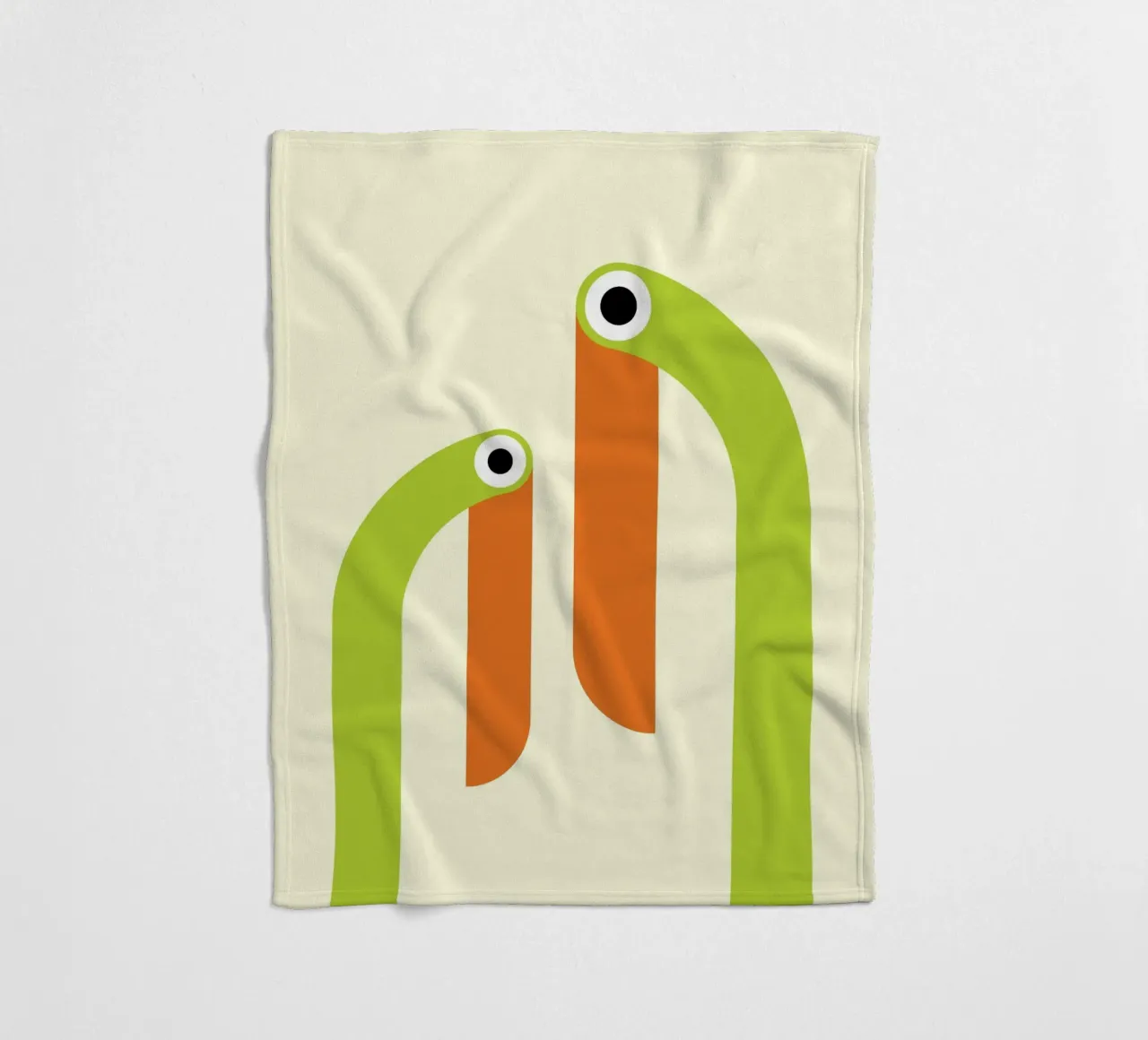Taucan Bird Fun Abstract coperta in pile da galihstudio