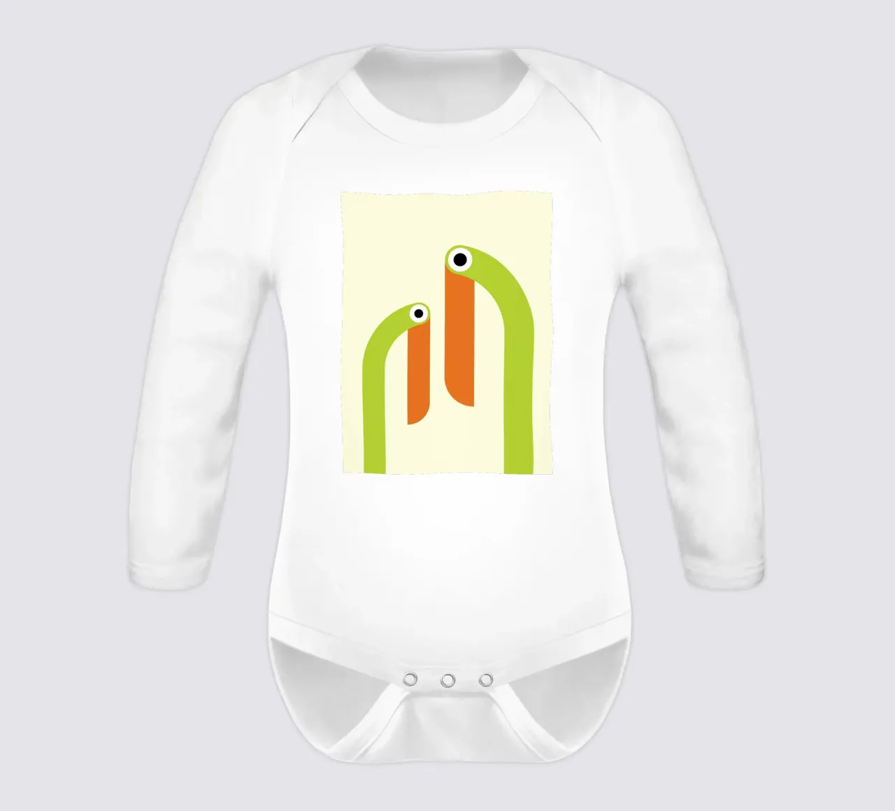 Taucan Bird Fun Abstract body neonato maniche lunghe da galihstudio