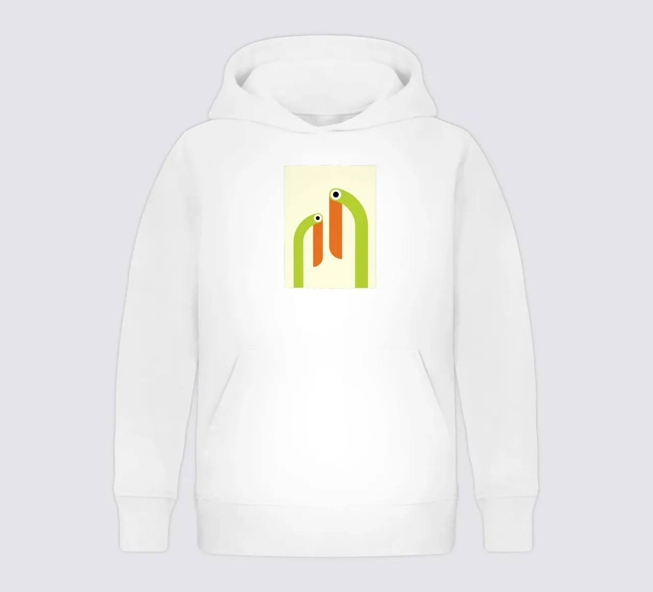 Taucan Bird Fun Abstract felpa bambino con cappuccio da galihstudio