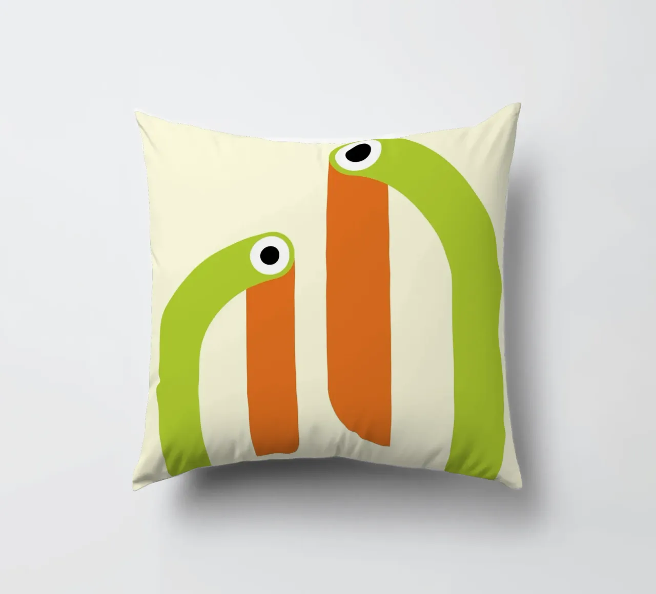 Taucan Bird Fun Abstract cuscino da galihstudio