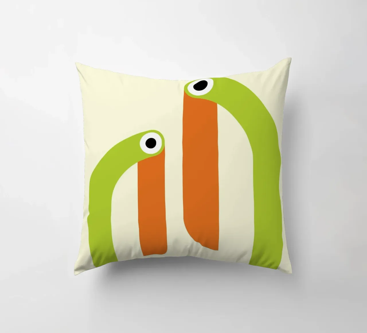 Taucan Bird Fun Abstract cuscino da galihstudio