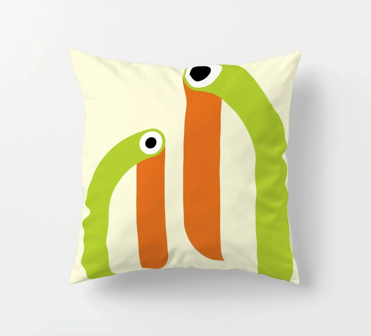Taucan Bird Fun Abstract cuscino da galihstudio