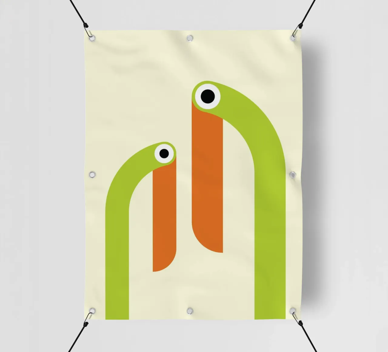 Taucan Bird Fun Abstract telo in pvc da galihstudio
