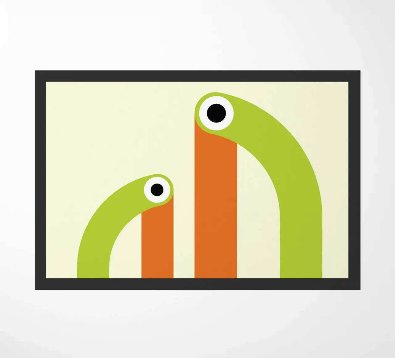 Taucan Bird Fun Abstract zerbino da galihstudio