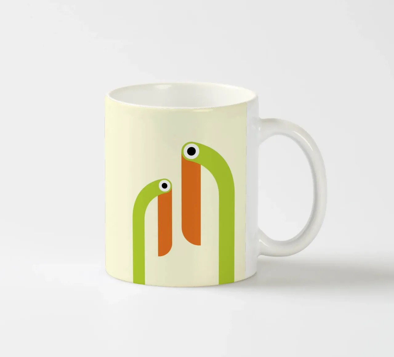 Taucan Bird Fun Abstract tazza in ceramica da galihstudio