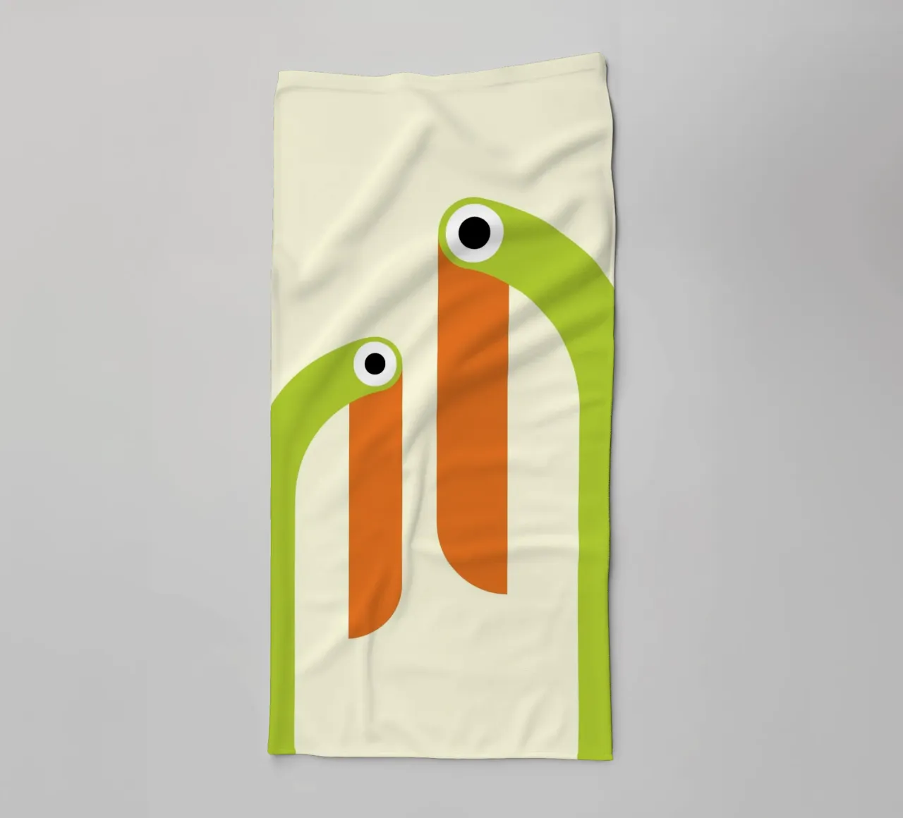 Taucan Bird Fun Abstract Handtuch von galihstudio