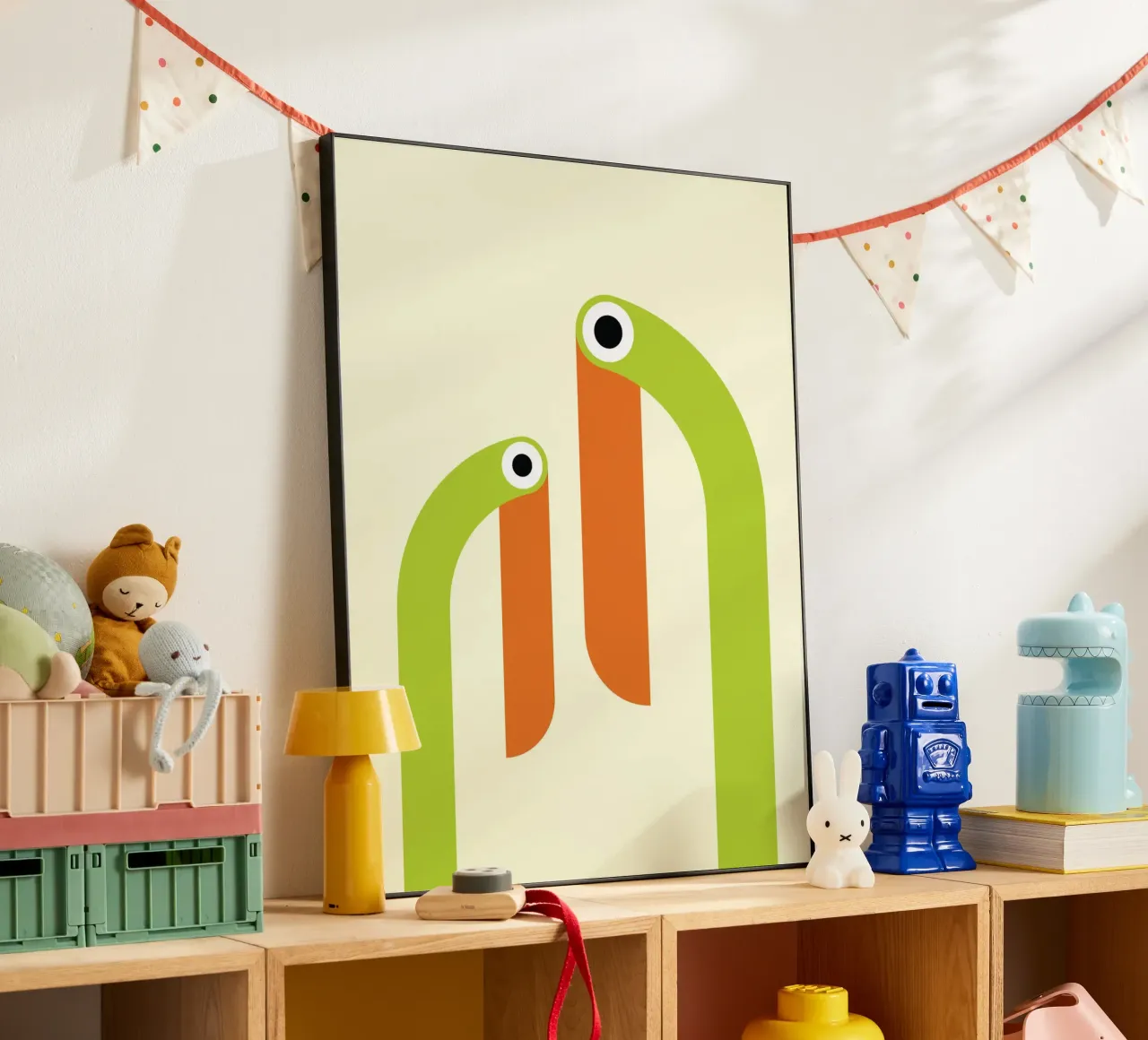 Taucan Bird Fun Abstract alluminio dibond da galihstudio