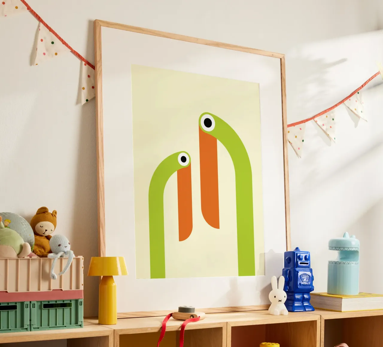 Taucan Bird Fun Abstract Hahnemühle von galihstudio