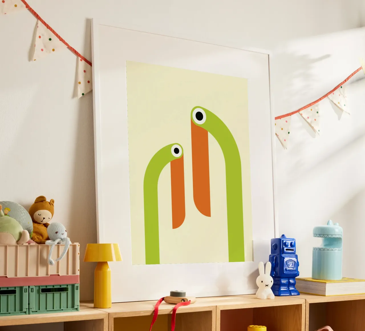 Taucan Bird Fun Abstract Hahnemühle von galihstudio