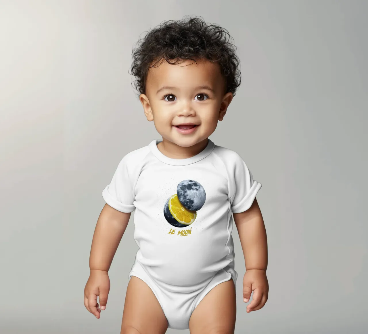 Le Moon - Lemon Moon body neonato maniche corte da Tobe Fonseca