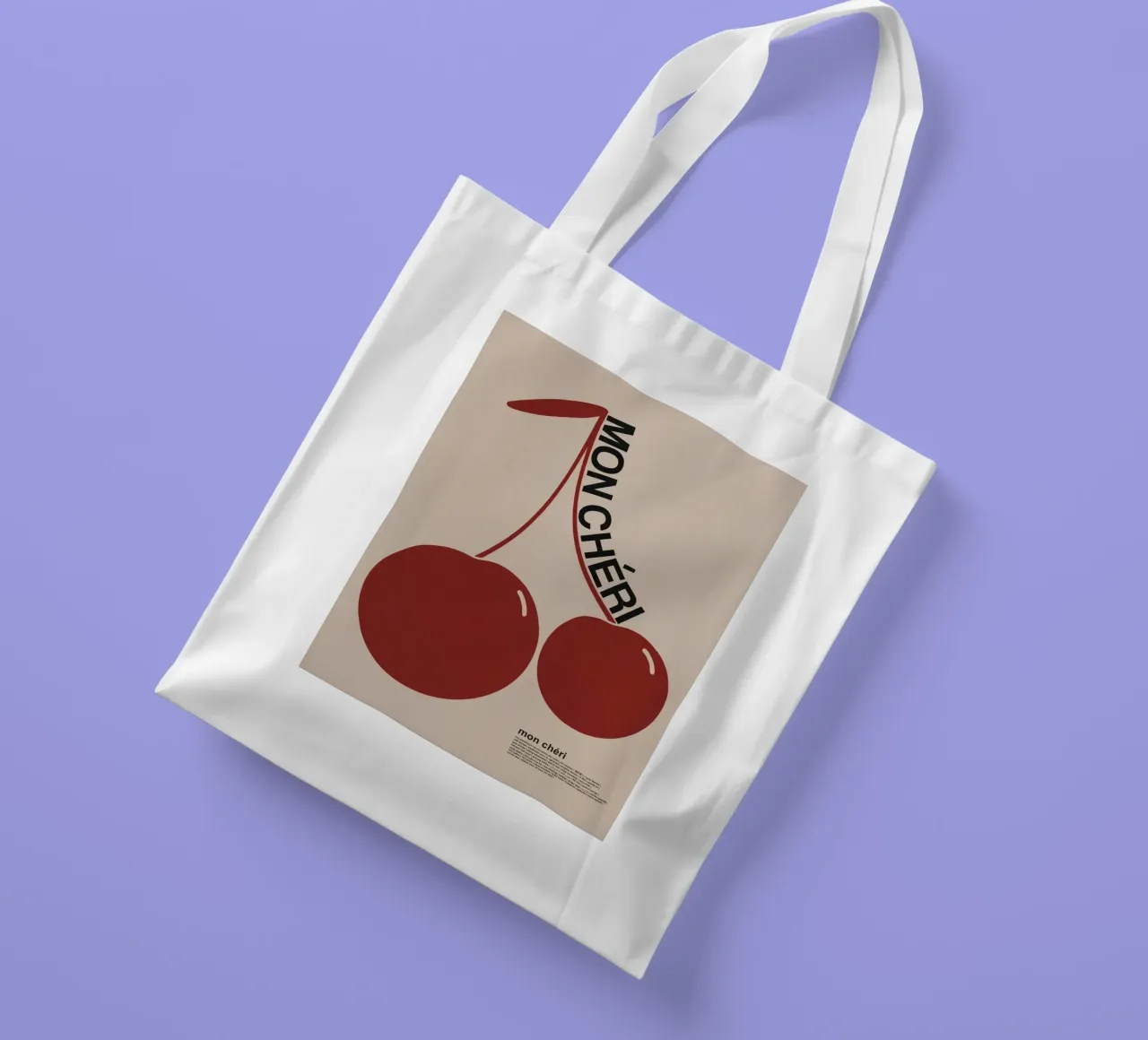ciliegie borsa in juta da Oscar Shaw